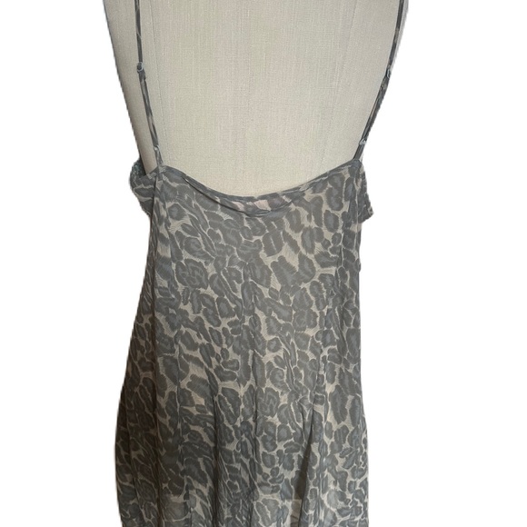 Victoria’s Secret Vintage Slip Lace Green Babydoll Animal Print. Large - Picture 5 of 7